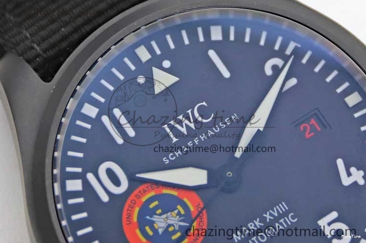 MIROTIME 0407 Mark XVIII ‘TOPGUN SFTI’ Ceramic M+F Best Edition Black Dial on Black Nylon Strap A MultiPurpose 7047